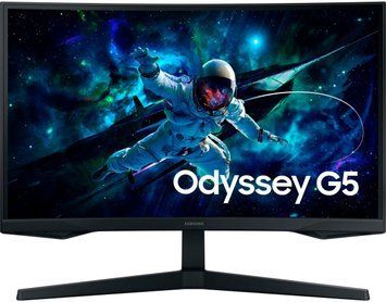 Монітор Samsung 27" Odyssey G55C 2xHDMI, DP, VA, 2560x1440, 165Hz, 1ms, CURVED LS27CG550EIXCI фото