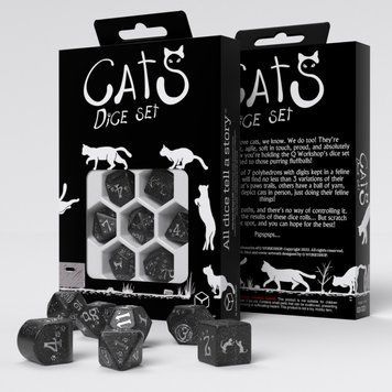 Набір кубиків Cats Modern Dice Set: Waffle (7) RCAT05 фото