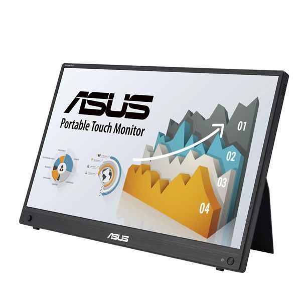 Портативний монітор Asus ZenScreen MB16AHT 15.6&Prime; (IPS, сенсорний, mHDMI, 2x USB‑C, динаміки) 90LM0890-B01170 фото
