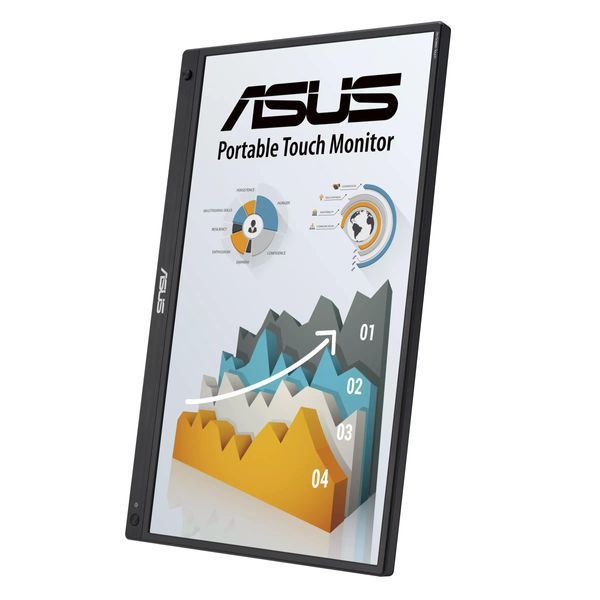Портативний монітор Asus ZenScreen MB16AHT 15.6&Prime; (IPS, сенсорний, mHDMI, 2x USB‑C, динаміки) 90LM0890-B01170 фото