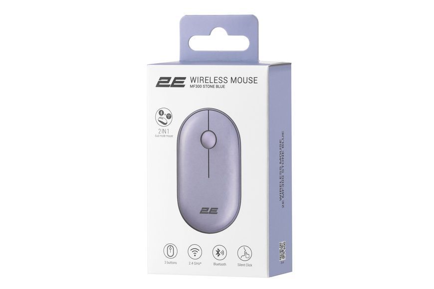 Миша 2E MF300 Silent WL BT Stone blue 2E-MF300WBL фото