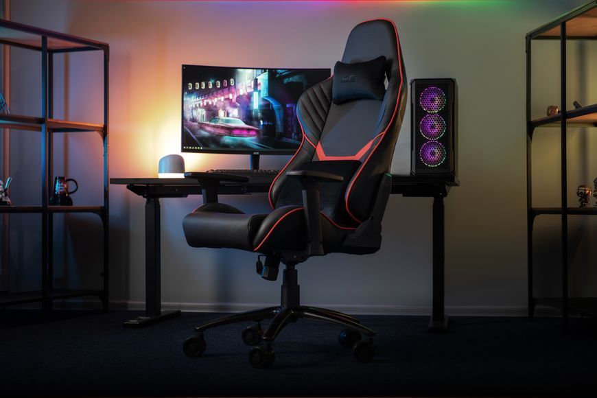 Геймерское кресло2E Gaming HIBAGON II Black/Camo 2E-GC-HIB-BK фото