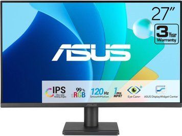 Монитор Asus 27" VA279HG D-Sub, HDMI, Audio, IPS, 120Гц, 1мс, sRGB 99%, AdaptiveSync 90LM04J1-B02371 фото