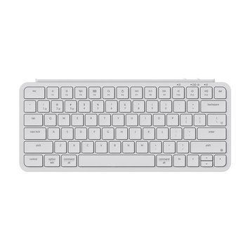 Клавіатура мембрана Keychron B1 Pro, USB/WL/BT, ivory white B1P-K8-UA фото
