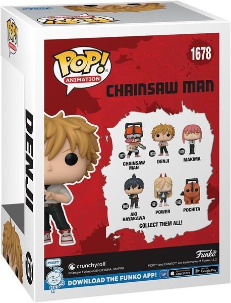 Дэнджи - Funko Pop Chainsaw Man #1678: Denji optfunko100 фото