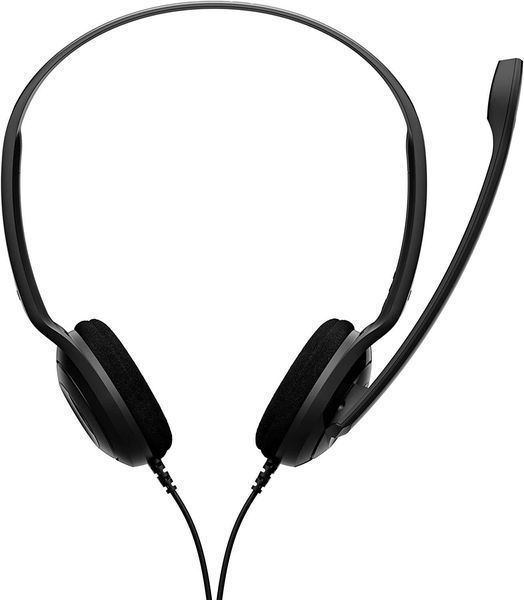 Гарнітура комп'ютерна стерео On-Ear EPOS PC 8 Chat, USB, односпрямований, 2м, Чорний 1000432 фото
