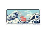Великий килимок для миші WorkPlaceShop Asia Велика хвиля в Канаґава 422517884 фото