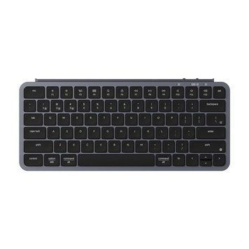 Клавіатура мембрана Keychron B1 Pro, USB/WL/BT, space gray B1P-K1-UA фото