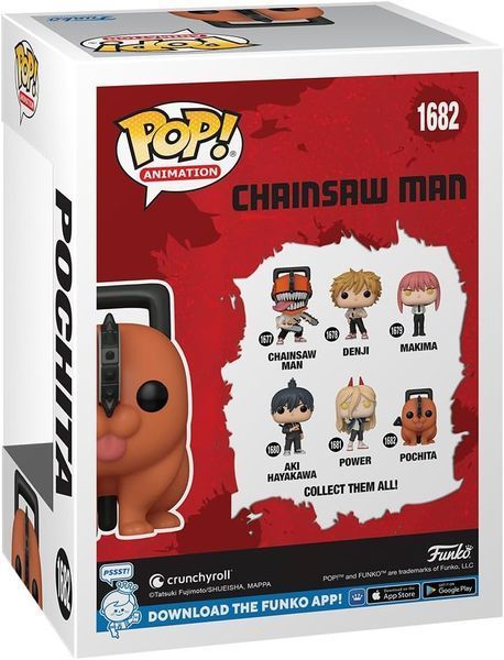 Почіта - Funko Pop Chainsaw Man #1682: Pochita optfunko101 фото