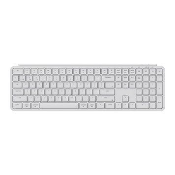 Клавіатура мембрана Keychron B6 Pro, USB/WL/BT, ivory white B6P-K8-UA фото