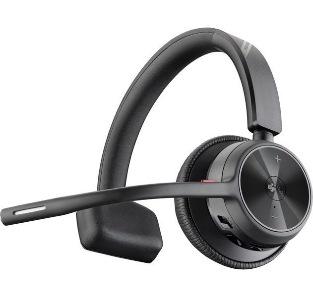 Гарнітура комп'ютерна моно On-ear Poly Voyager 4310-M з адаптером BT700, USB-A, Bluetooth, всеспрямований, Acoustic fence, сертифікат Microsoft Teams, чорний 77Y91AA фото