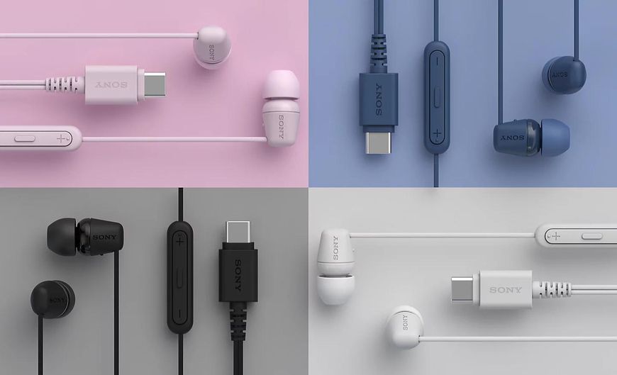 Навушники In-ear Sony IER-EX15C USB-C, Mic, Білий IEREX15CW.E фото