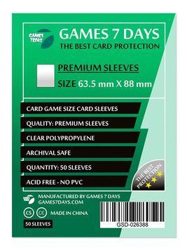Протектори Games7Days (63.5 x 88 мм) Premium Card Game (50 шт) GSD-026388 фото