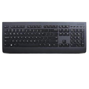 Клавіатура мембранна Lenovo Professional 108key, WL, EN/UKR/RU, чорний 4Y41D64797 фото