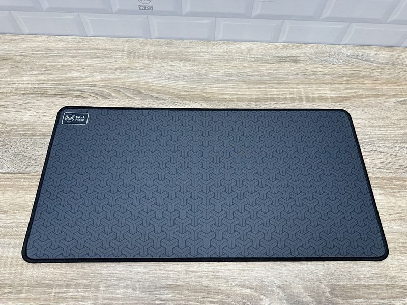 Большой коврик для мышки WorkPlaceShop PN Геометрический Черный, 500 х 300 мм 431471579 фото