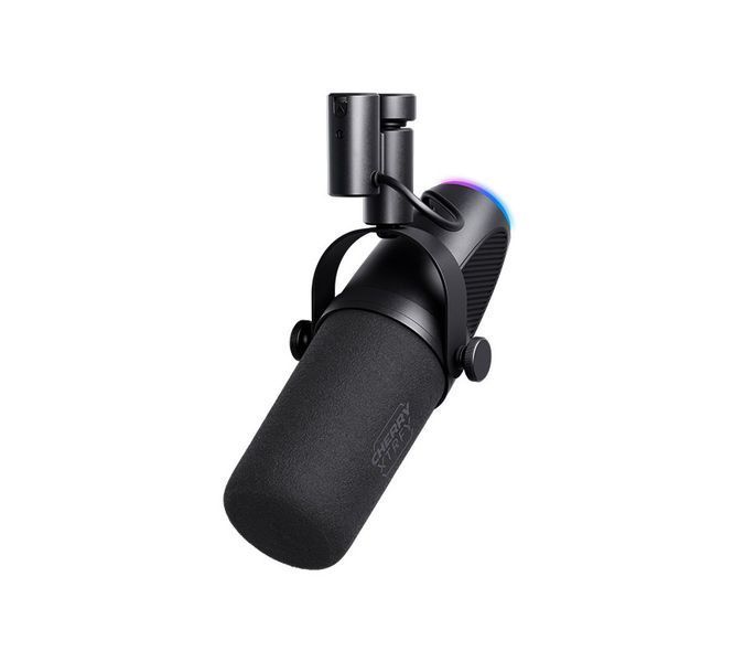 Мікрофон геймінговий CHERRY XTRFY NGALE X, Cardioid, USB-A, 2м, RGB, чорний CX-NGALE-X-RGB-BLACK фото