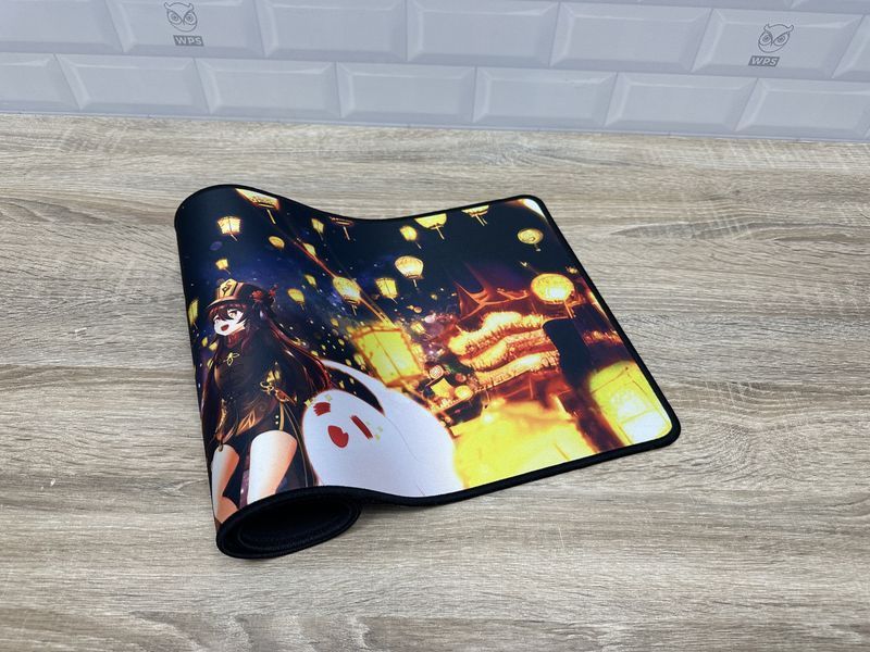 Большой коврик для мышки WorkPlaceShop Anime Геншин Импакт Ху Тао 959657782 фото