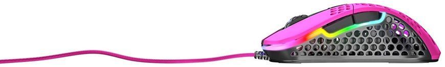Миша Xtrfy M4, USB-A, RGB, рожевий XG-M4-RGB-PINK фото