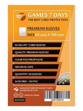 Протектори Games7Days (65 x 100 мм) Premium Magnum (50 шт) GSD-026510 фото