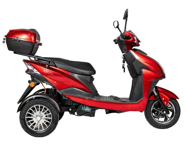 Електроскутер ATLAS Falcon Trike box 1500W Червоний 2619856710 фото