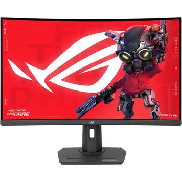 Монитор Asus 31.5" ROG Strix XG32WCS HDMI, DP, USB-C, Audio, VA, 2560x1440, 180Гц, 1мс, sRGB 125%, CURVED, FreeSync, HAS, HDR400 90LM0AC0-B01970 фото