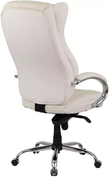 Крісло АКЛАС Бадалона CH MB (Шкіра Lux LC-W White/PU White) 86868 фото