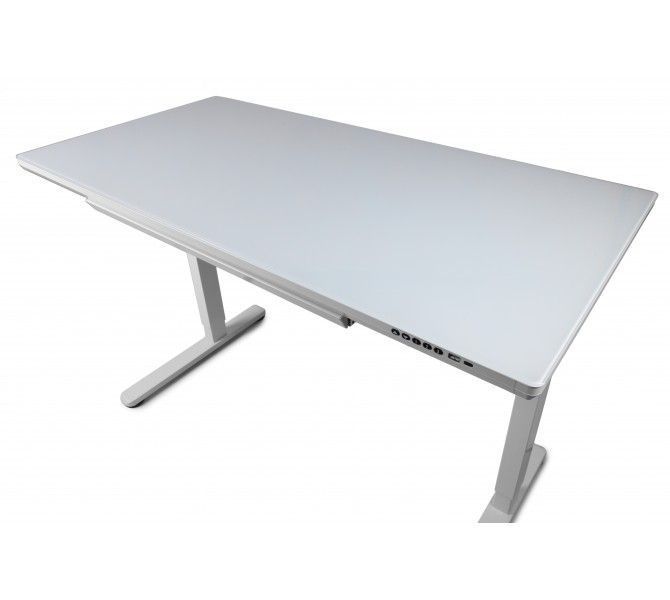 Регульований стіл Barsky StandUp white glass 1200x600 BST-12new BST-12new фото