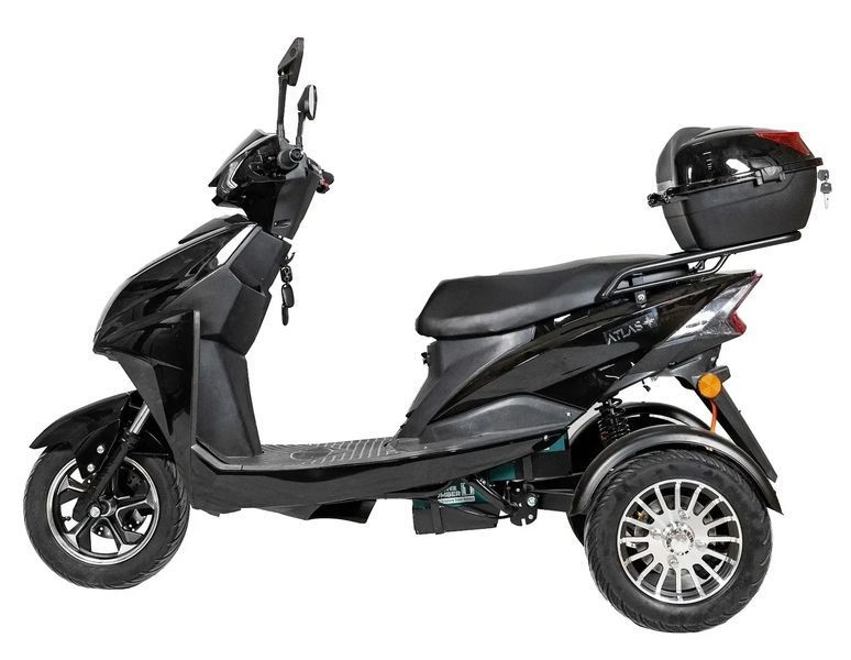 Електроскутер ATLAS Falcon Trike Box 1500W Black 2619856712 фото
