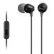 Наушники In-ear Sony MDR-EX15AP, 3.5 mini-jack, Mic, чёрные MDREX15APB.CE7 фото 2