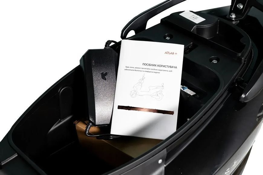 Електроскутер ATLAS Falcon Trike Box 1500W Black 2619856712 фото