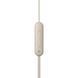Навушники In-ear Sony WI-C100 BT 5.0, IPX4, SBC, AAC, Wireless, Mic, Бежевий WIC100C.CE7 фото 4
