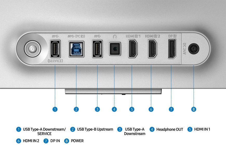 Монітор Samsung 32" Odyssey G81SF HDMI, DP, USB-C, Bluetooth, VA, 3840x2160, 240Hz, 0,03ms LS32FG812SIXCI фото