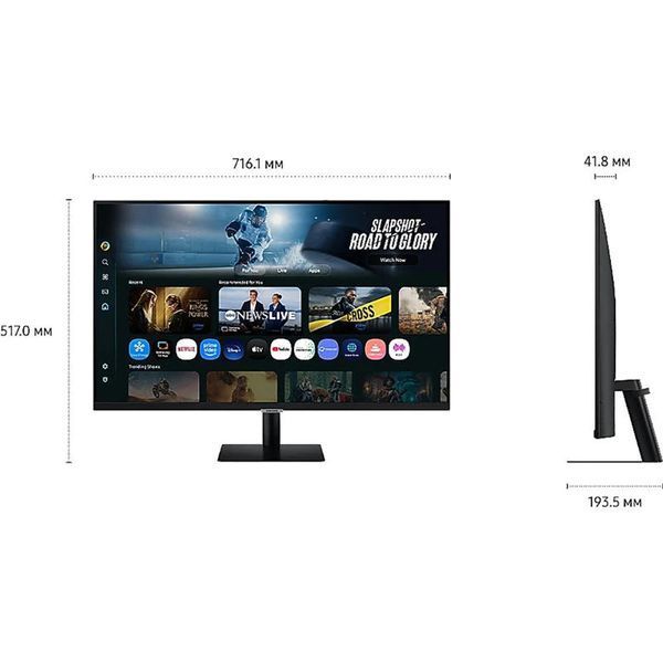 Монітор Samsung 32" S32FM702 2xHDMI, USB, Bluetooth, MM, VA, 3840x2160, 4ms LS32FM702UIXUA фото