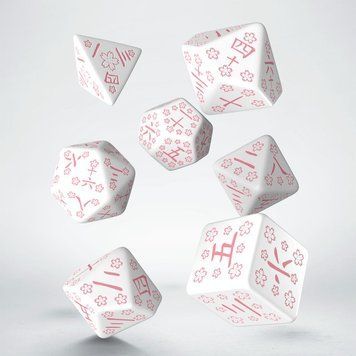 Набір кубиків Japanese Dice Set: Cherry Blossoms Petals (7) SKAN01 фото
