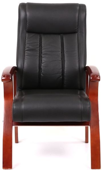 Крісло конференційне АКЛАС Брунор EX CF (Шкіра LC-A Black/PU Black) 142848 фото
