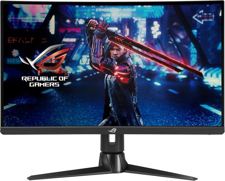 Монитор Asus 27" ROG Strix XG27AQV 2xHDMI, DP, Audio, IPS, 2560x1440, 170Гц, 1мс, sRGB 120%, CURVED, AdaptiveSync, Pivot, HDR400 90LM08G0-B01A70 фото