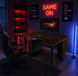 Геймерський desk ZEUS-Game GAMER-1 горіх темний &mdash; ергономічний стіл для ПК сетапу та home office