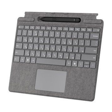 Клавіатура для планшета Surface Pro 8 - 11, Pro X зі стілусом, UKR/ENG, платинова 8X8-00164 фото