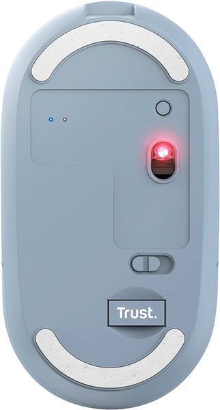 Миша Trust Puck Rechargeable, Ultra-Thin, BT/WL, Silent, синій 24126_TRUST фото