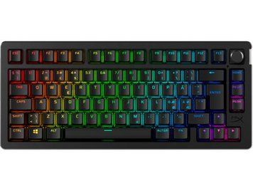 Клавіатура механічна HyperX Alloy Rise 75key, Red, USB-A/WL/BT, EN/UA, RGB, чорний 91Y91AA фото