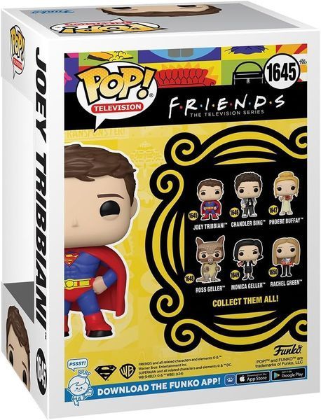 Джои в костюме Супермена - Funko POP TV: Friends #1645: Joey Tribbiani (Superman Costume) optfunko116 фото