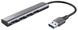 Trust USB-хаб Halyx 4-Port USB-A 3.2 Grey 24947_TRUST фото 1