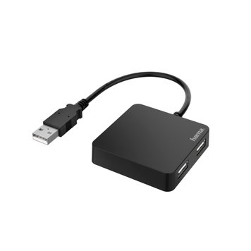 HAMA 4 Ports USB 2.0 Black 00200121 фото