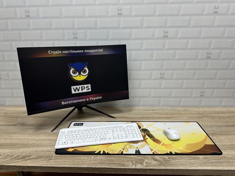 Великий килимок для миші WorkPlaceShop Anime Ґеншін Імпакт Моракс 914014632 фото