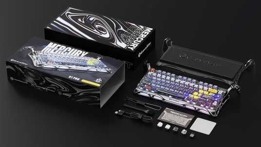 Механическая клавиатура 75% GravaStar K1 Pro RGB BT/2.4G/USB