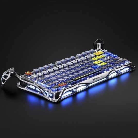 Механическая клавиатура 75% GravaStar K1 Pro RGB BT/2.4G/USB