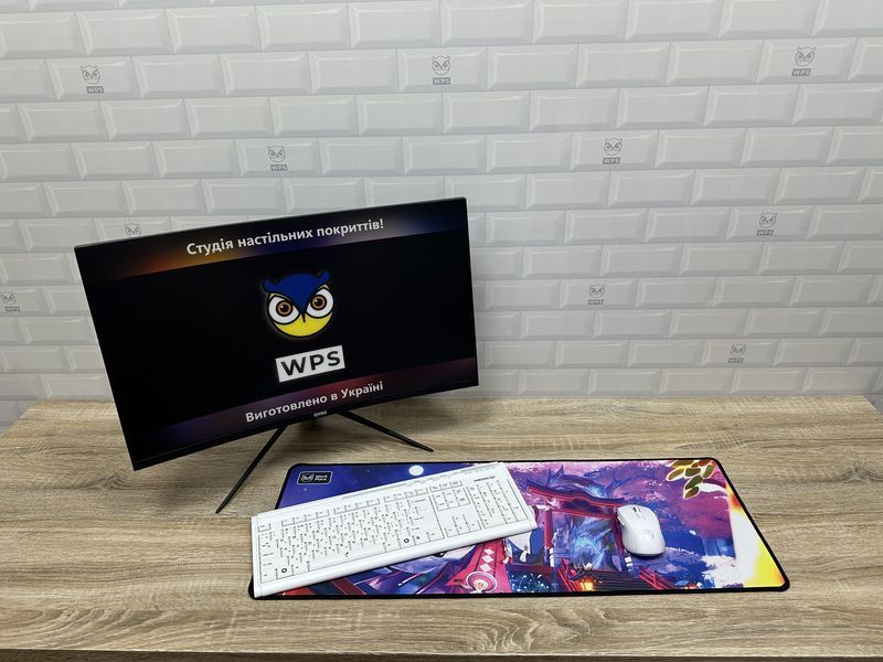 Большой коврик для мышки WorkPlaceShop Anime Genshin Impact Яэ Мико 799380205 фото