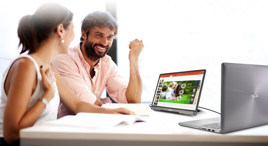 Портативний монітор Asus ZenScreen MB14AC 14&Prime; (USB-C, IPS, чохол-підставка) 90LM0631-B01170 фото