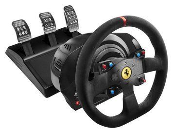 Кермо і педалі Thrustmaster T300 Ferrari Integral RW Alcantara edition, Офіційна ліцензія Ferrari та Sony, PC/PS3/PS4/PS5 4160652 фото