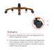 Крісло АКЛАС Тіроль EX GB-236WW (Шкіра LC-K Dark brown/PU Dark brown) 163343 фото 29